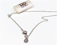 Collana Davite & Delucchi Donna in Oro bianco Acquamarina 1.60 Ct CLNM00203 - CLNM00203